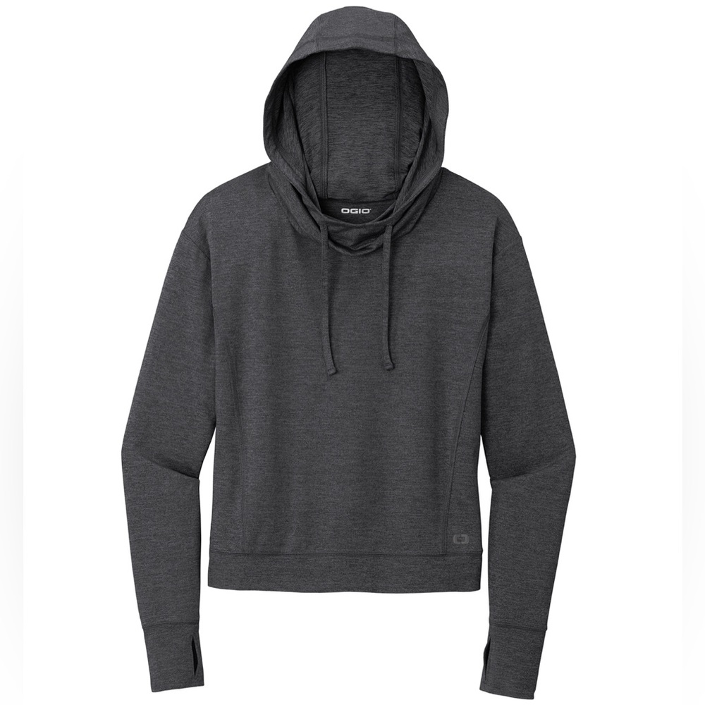 OGIO ® Ladies Force Hoodie LOE342, Blacktop Heather, Small
